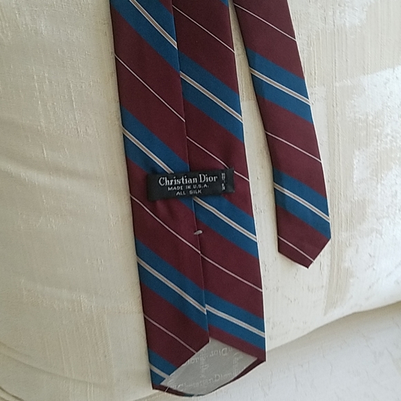 Christian Dior silk tie - Picture 2 of 4